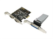 PCI Express Card, 2x Serial & 1x Parallel
