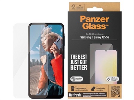 PanzerGlass Screen Protector Samsung Galaxy A25 5G | Ultra-Wide Fit