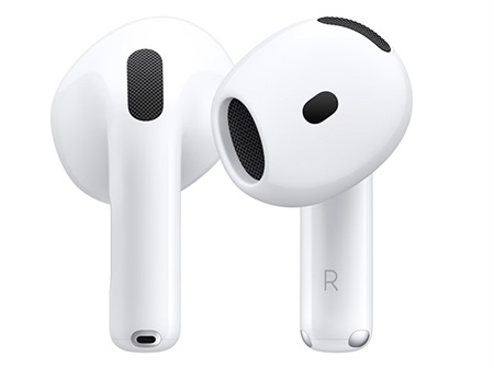 Apple AirPods 4 (2024) trådløse hovedtelefoner med opladningsetui (USB‑C)