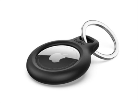 Belkin Secure Holder with Keyring For Apple AirTag - Black