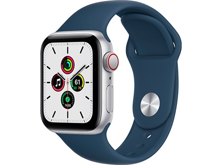 Apple Watch SE 2020 40mm GPS + Cellular (silver alu./blue sportsband)