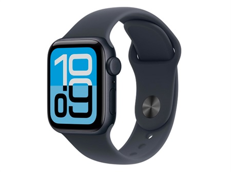 Apple Watch SE 3 GPS 40mm Midnight Aluminium Case with Midnight Sport Band - S/M