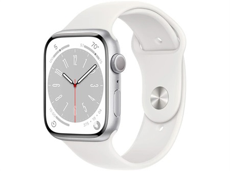 Apple Watch Series 8 45mm GPS (silver alu./white sportsband)