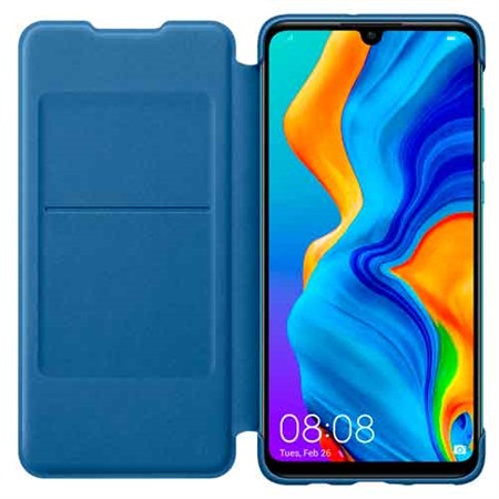 HUAWEI P30 LITE WALLET COVER BLUE