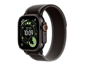 Apple Watch Ultra 3 GPS + Cellular 49mm Black Titanium Case with Black/Charcoal Trail Loop - M/L