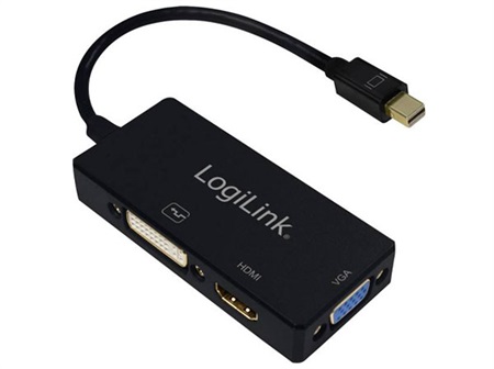 4K Mini-Displayport til DVI/HDMI/VGA converter