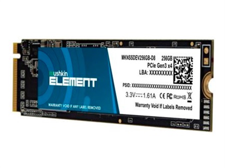 M.2 256GB Mushkin Element NVMe PCIe3.0 x 4