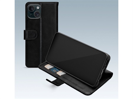 Mobilize Premium Gelly Wallet Book Case iPhone 13/14/15 Black