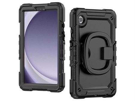 Mobilize Rotating Defender Case Stand Function for Samsung Galaxy Tab A9/A11 8.7 Black