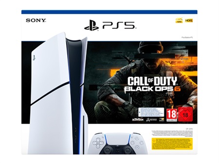 Sony PlayStation 5 Slim Disc 1TB (CFI-2016A) + Call of Duty Black Ops 6 White