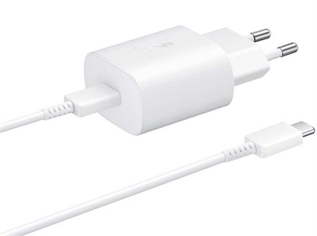 Samsung EP-TA800 25W USB-C Adapter (with cable) - White