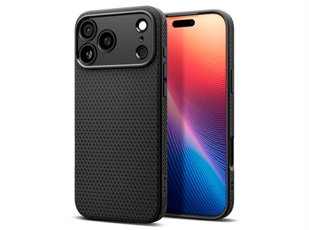 Spigen Liquid Air, matte black - iPhone 17 Pro