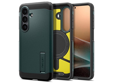 Spigen Tough Armor MagSafe, abyss green - Samsung Galaxy S26