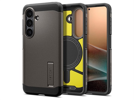Spigen Tough Armor MagSafe, gunmetal - Samsung Galaxy S26