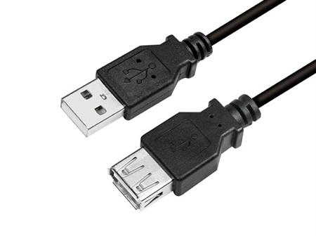 USB 2.0 Forlænger, 3m
