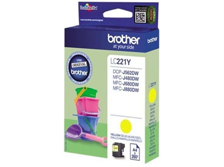 Brother LC221, Yellow